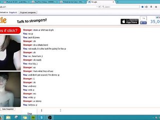 Young woman movies on Omegle